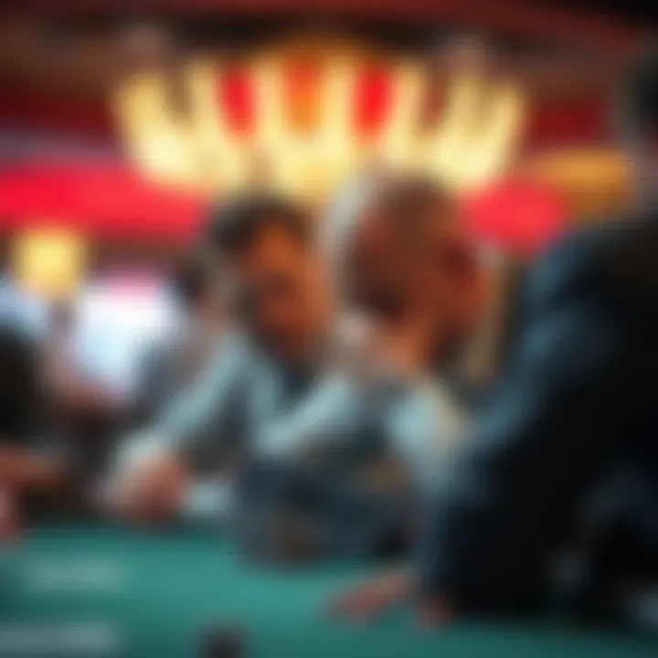 Psychological tension during a poker game