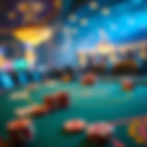 Strategic poker table with fast blinds