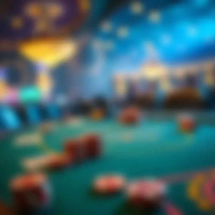 Strategic poker table with fast blinds