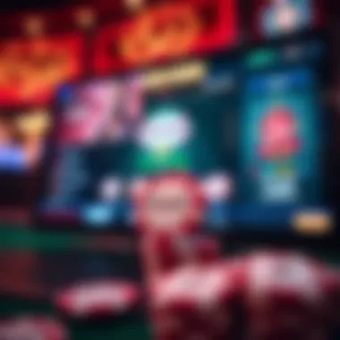 A user interface of an online poker platform showcasing WSOP chips