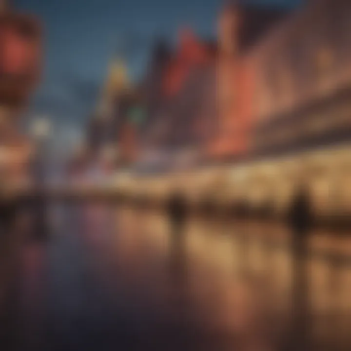 Historic Atlantic City Boardwalk with casino landmarks