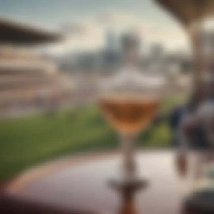 A stunning view of the Melbourne Cup event