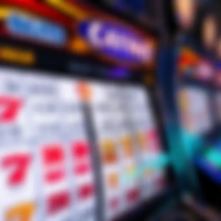 Understanding Slot Machine Payouts A close-up of a slot machine's pay table showcasing payout percentages