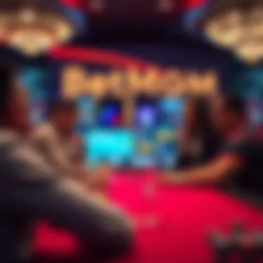 A strategic meeting illustrating BetMGM's innovative approach to online betting.