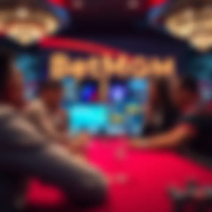 A strategic meeting illustrating BetMGM's innovative approach to online betting.