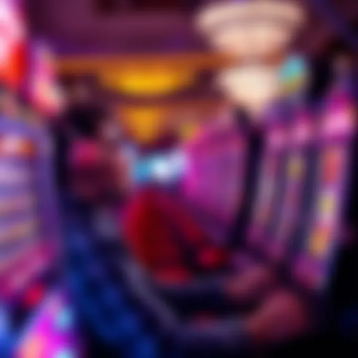 Player engaged in a thrilling slot game