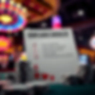 Compliance checklist for gaming operations