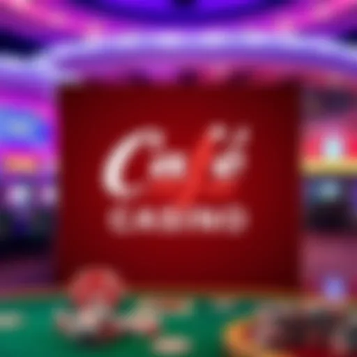 Cafe Casino logo displayed prominently