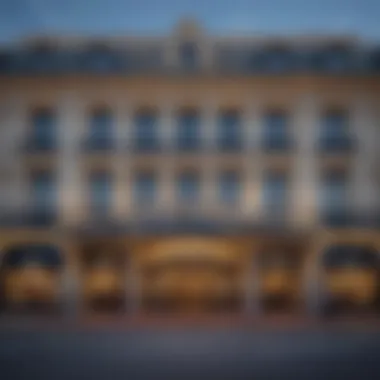 Elegant facade of Casino Barrière Deauville