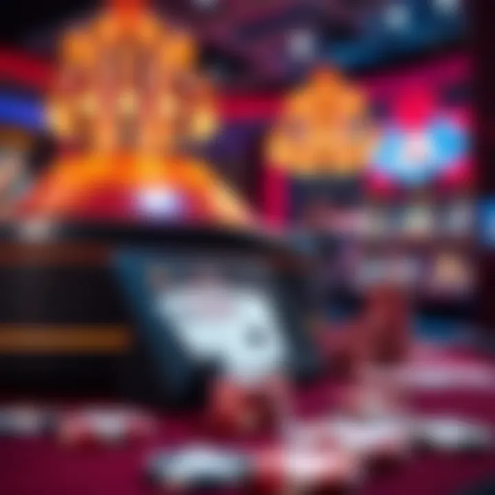 Illustration of device compatibility for casino games