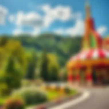 Surrounding scenic landscape near Casino Hartford