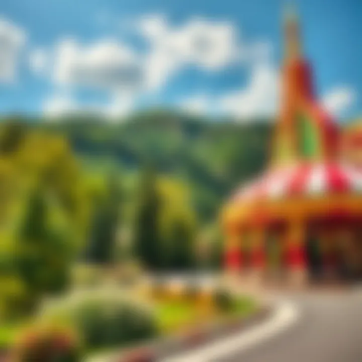 Surrounding scenic landscape near Casino Hartford