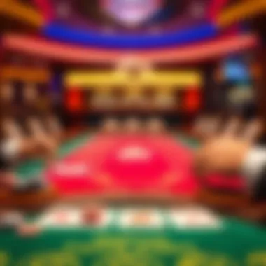 Strategic overview of casino poker layout