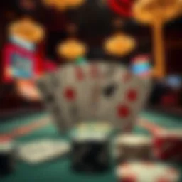 Visual representation of poker hand rankings