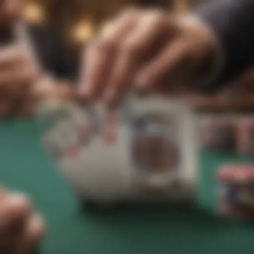 Visual representation of poker hand rankings