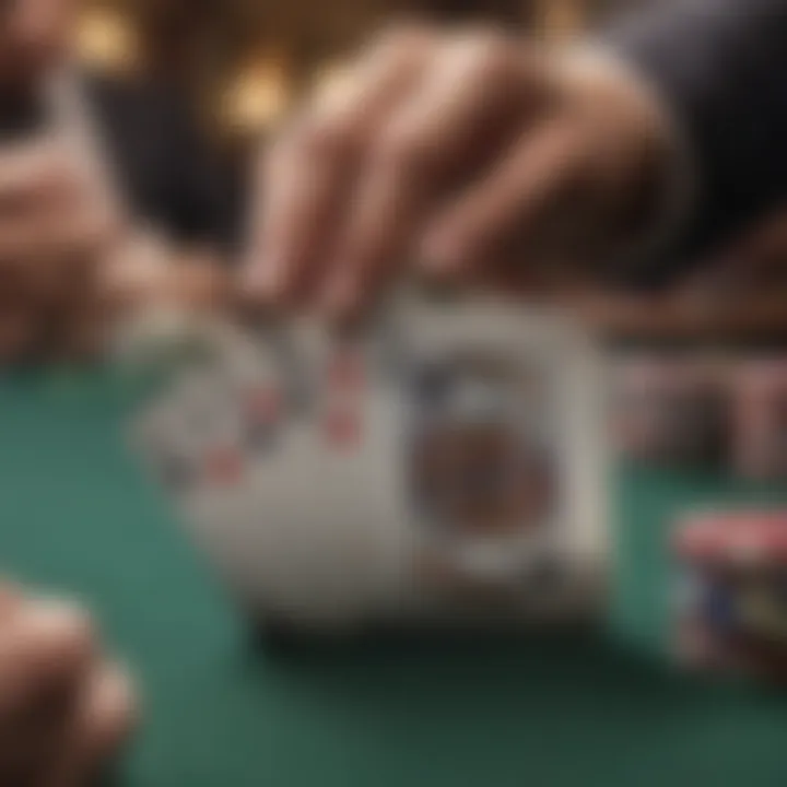 Visual representation of poker hand rankings