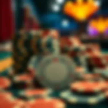 A wealth of casino chips and bonuses displayed together