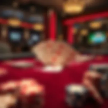 Deuces Poker table with wild cards in play