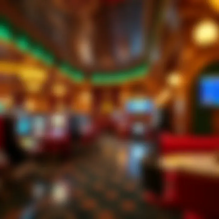 Timeless Elegance in Casino Design Interior of a classic casino showcasing vintage decor