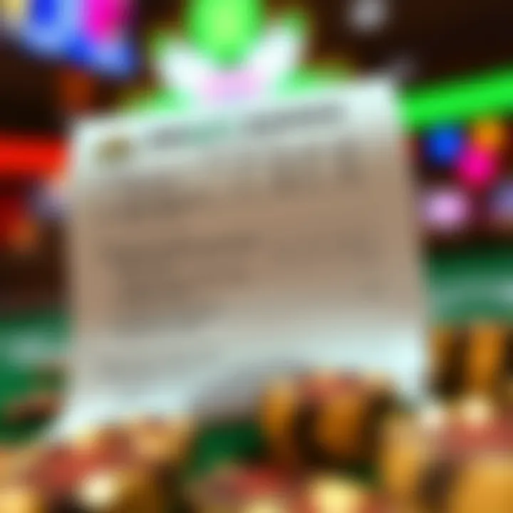 Close-up of a betting slip with various sports betting options available at DraftKings.