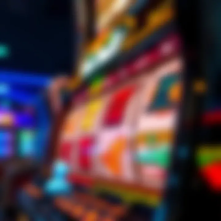 A close-up view of Hot Stuff slot machine symbols