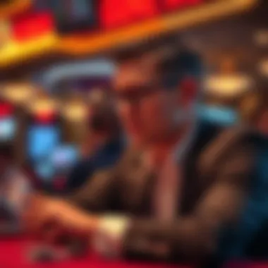 Mindful Financial Management A thoughtful player reflecting on their budget management