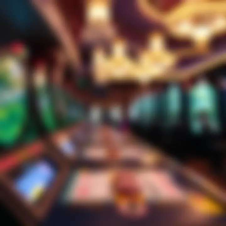 Exciting gaming experience at a casino