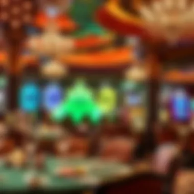 Luxurious amenities and dining options at a casino