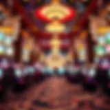 Luxurious casino interior showcasing vibrant gaming atmosphere