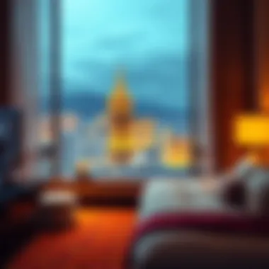 Comfortable Retreat with a Skyline View Cozy room with a breathtaking view of the Las Vegas skyline