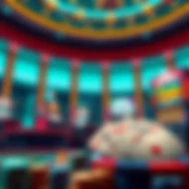 Illustration of various casino bonuses and promotional offers