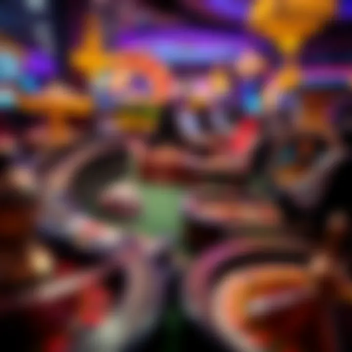 A collection of various casino games highlighting diversity