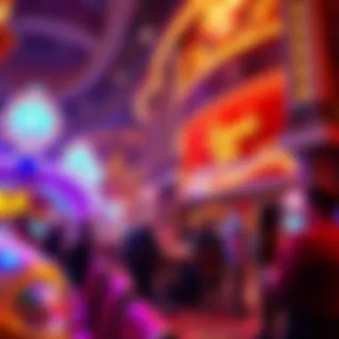 Vibrant entertainment scene at Caesar's Hotel