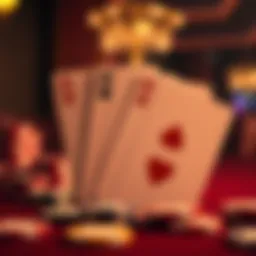 High-quality casino poker cards showcased elegantly