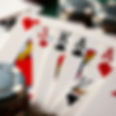 Materials Behind Superior Poker Cards A close-up of different materials used in poker cards