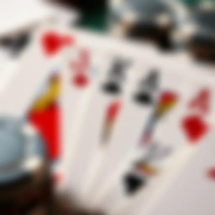 Materials Behind Superior Poker Cards A close-up of different materials used in poker cards