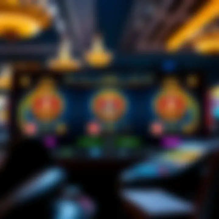 Visual of engaging gameplay screen displaying Da Vinci casino game mechanics