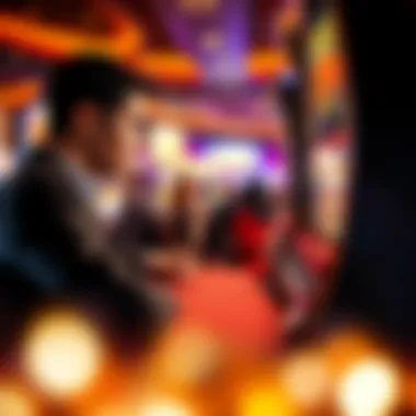 High-stakes player engaged in strategy at a Double Wild Cherry machine