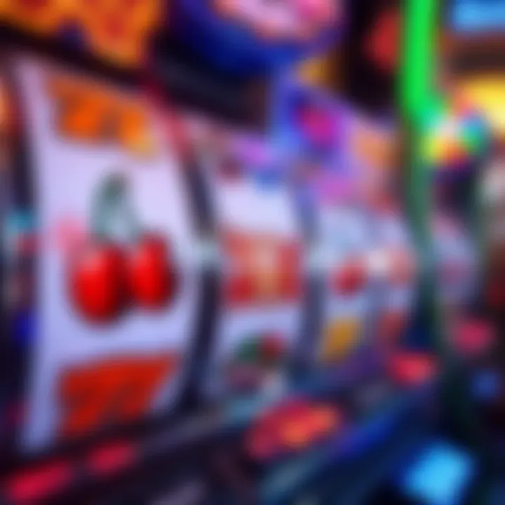 Close-up of Double Wild Cherry symbols emphasizing winning combinations