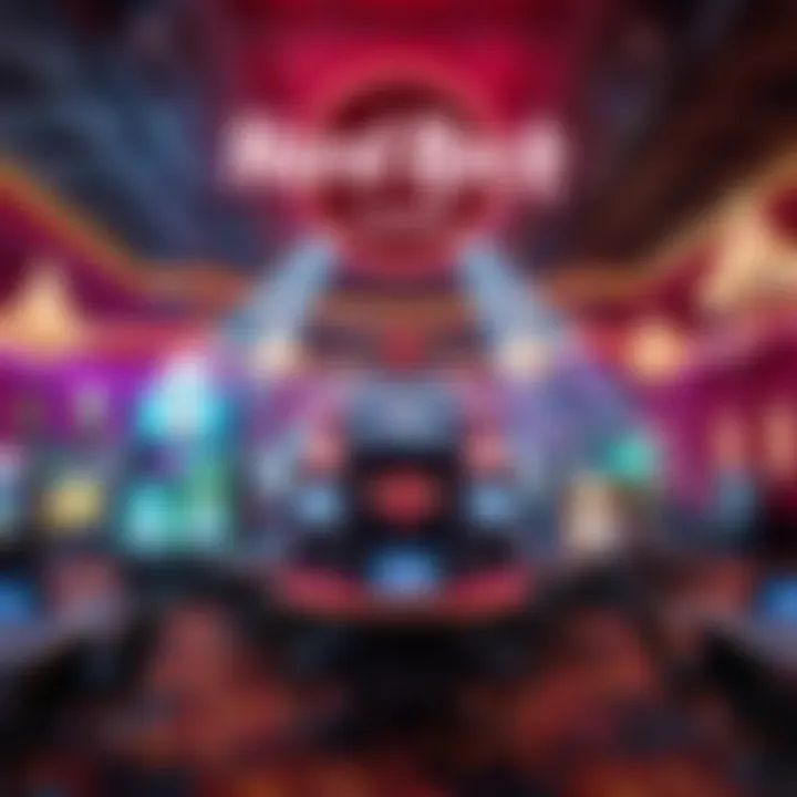 Exciting themed event setup at Hard Rock