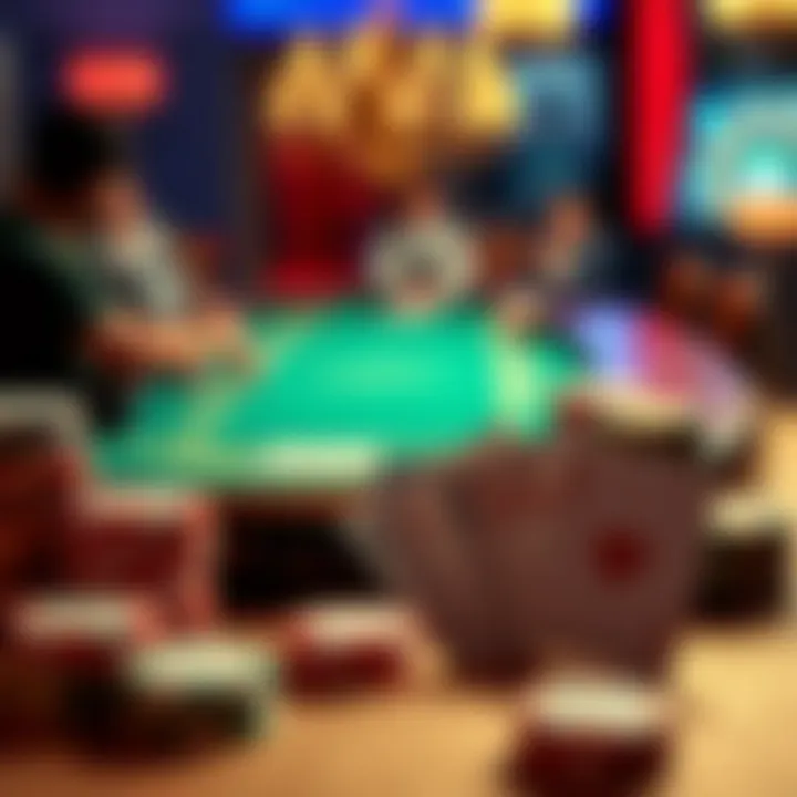 A strategic layout showcasing tips for winning at poker