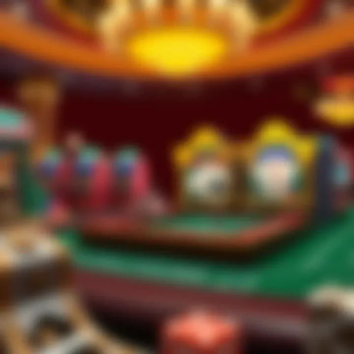 Digital Gambling Platforms for Fortune Pai Gow Poker A digital gambling landscape illustrating various online platforms