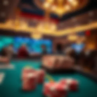 Online Gameplay of Fortune Pai Gow Poker An engaging online gameplay interface highlighting Fortune Pai Gow Poker