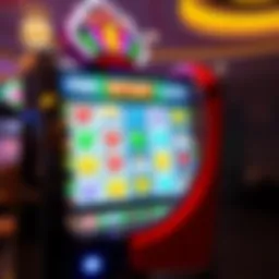 Colorful display of free hot shot slots screen