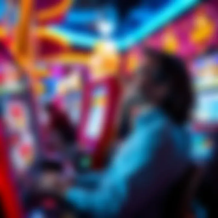 Engaging players enjoying online slots