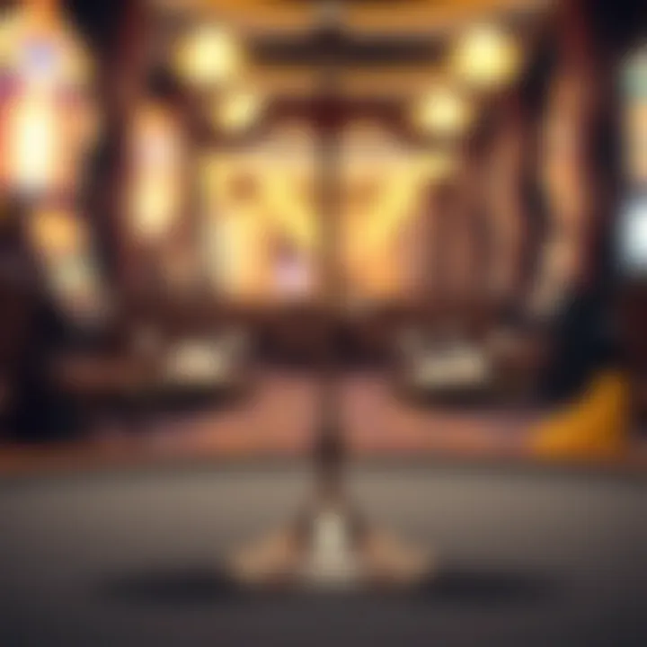 An ethical balance scale representing lottery ethics