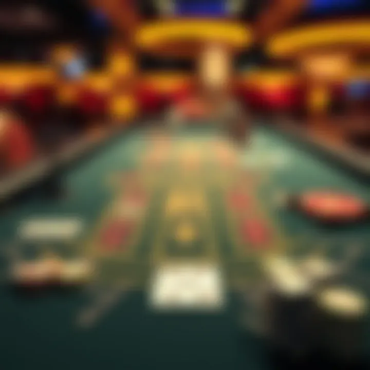 An engaging layout of a virtual blackjack table designed for Mac users