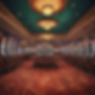 Vibrant Casino Gaming Floor Vibrant casino gaming floor showcasing free play opportunities