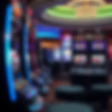 Free Play vs. Real Money Slots Comparison Contrasting visuals between free play and real money slots