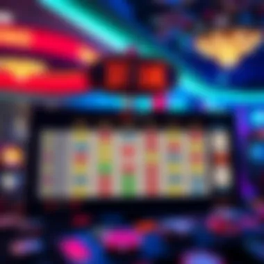 A chart illustrating the mechanics of various slot games.